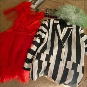 Beetle Juice and Lydia costume
